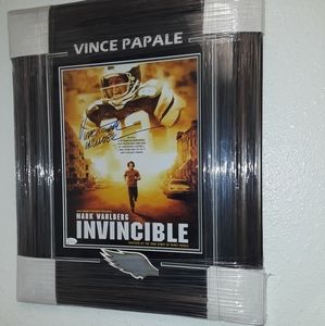 NFL Philadelphia Eagles signed Picture Vince Papale from Movie Invincible